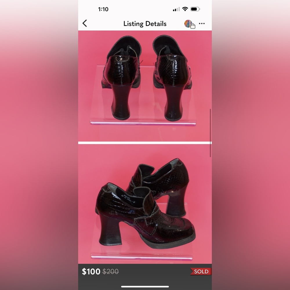 Vintage John Fluevog Witch Shoes